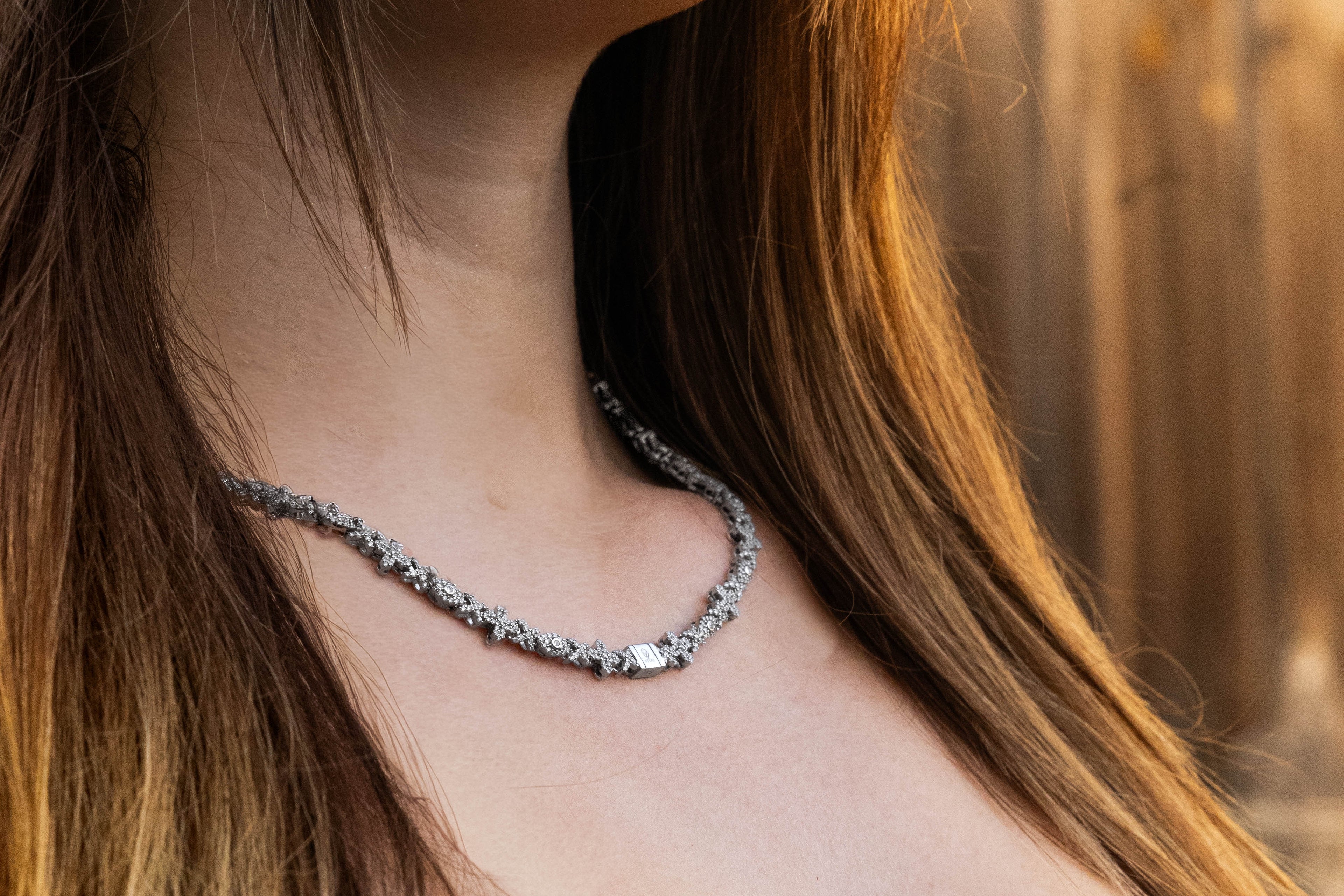 Chaîne Atlas Architect Argent 925 Moissanite | Collier Unisexe Luxe