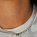 Ras de Cou Atlas Blossom Argent 925 Moissanite | Choker Unisexe Luxe